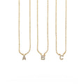 Pave Initial Necklace