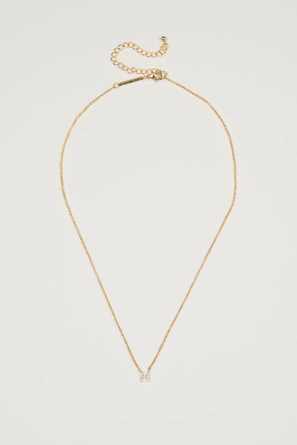 Pave Initial Necklace