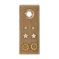 Star Studs on Velvet S/3