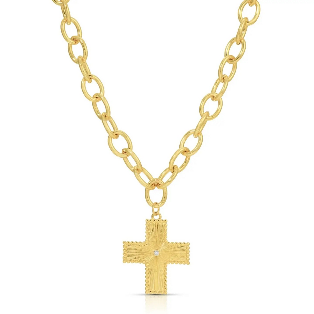 Chunky Cross Necklace