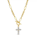 Cross Toggle Necklace