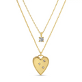 Layered Heart Necklace