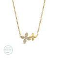 Double Flower Necklace