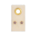 Flower Studs on Velvet
