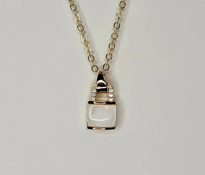 Pearl Lock Necklace