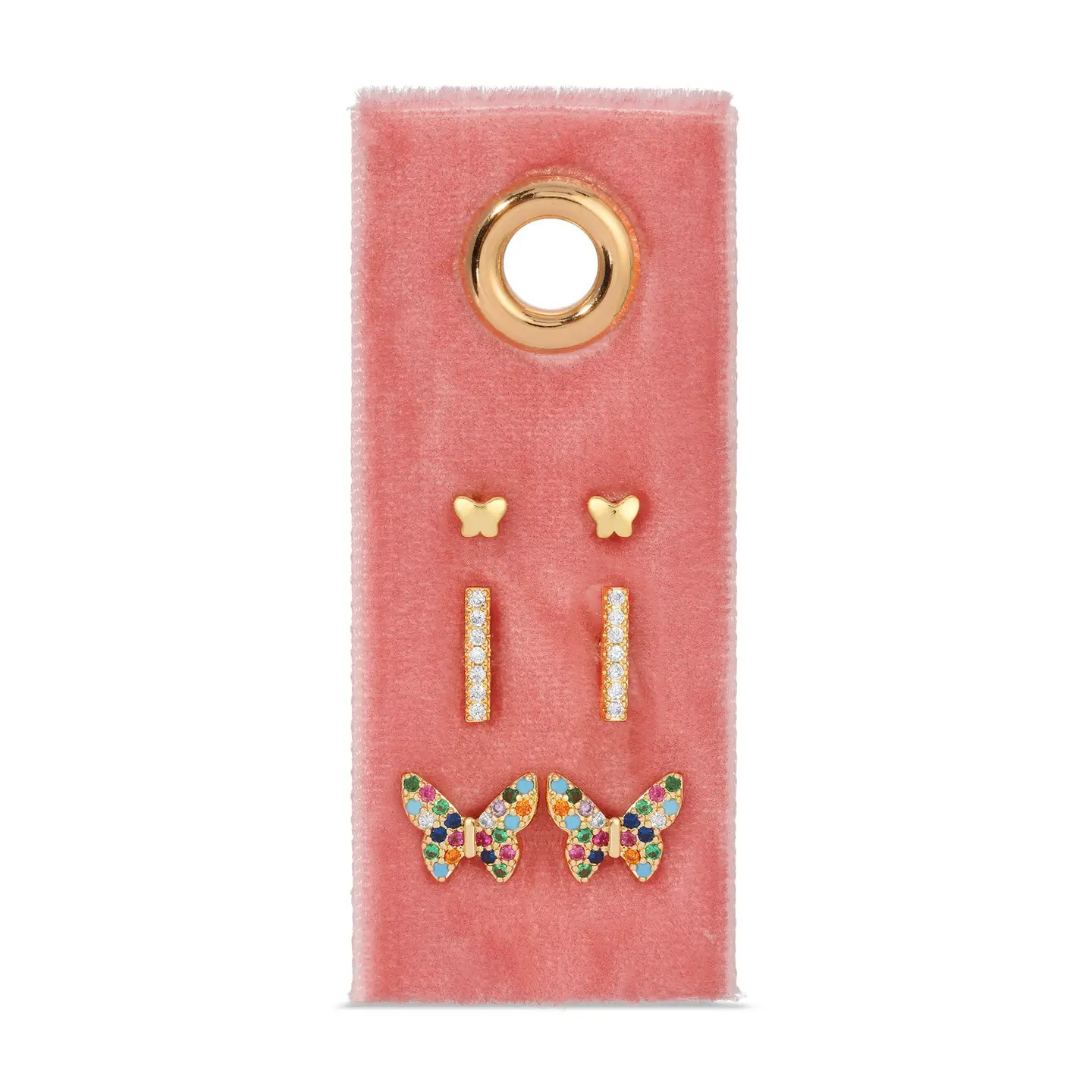 Butterfly on Velvet - Set of 3